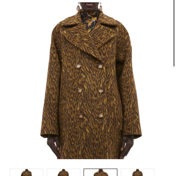 Ulla Johnson MARIANNA COAT IN LYNX - Picture 2 of 3